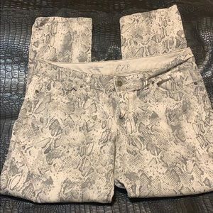 The Limited Python jeans